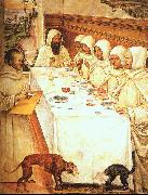 Giovanni Sodoma St.Benedict his Monks Eating in the Refectory china oil painting artist